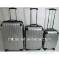 luggage silver grey PC+ABS Trolley case
